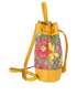 Ophidia Flora Bucket Bag, &pound;550, Handbags, Yellow, Canvas, Side view